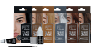 zestaw do farbowania brwi bronsun home kit