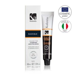 kremowa farba do brwi i rzes blueblack granatowa kalentin 30ml